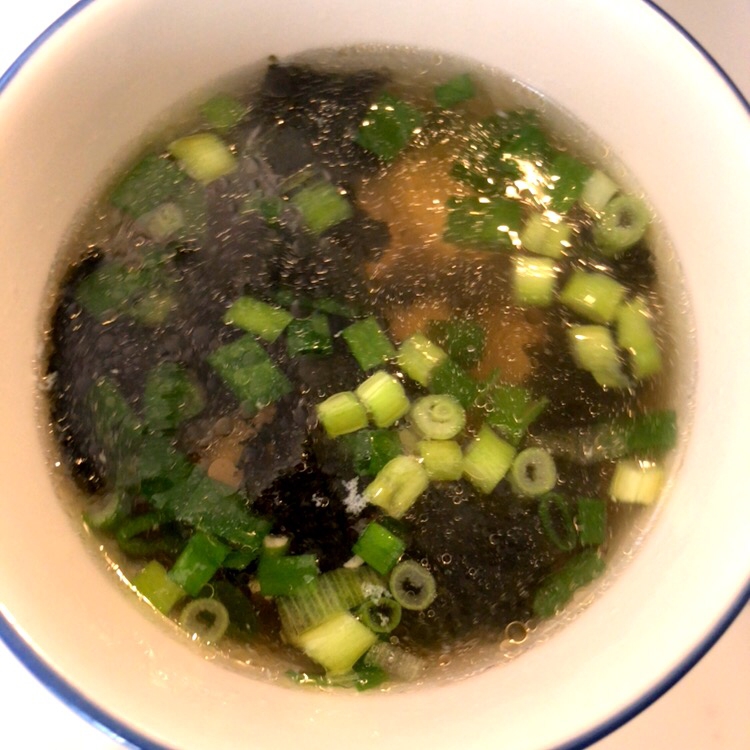 美味しい！味のりたっぷり！本格的、韓国風スープ♪