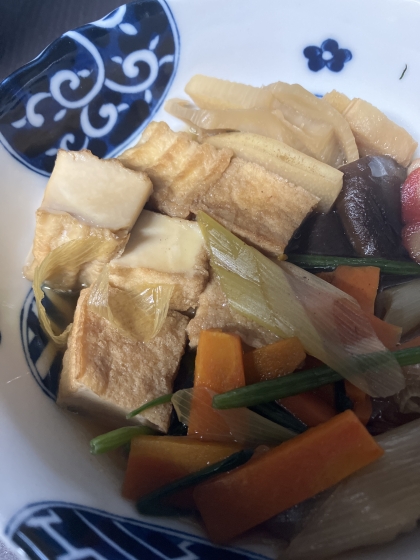 大根と厚揚げと茹で卵の煮物^_^