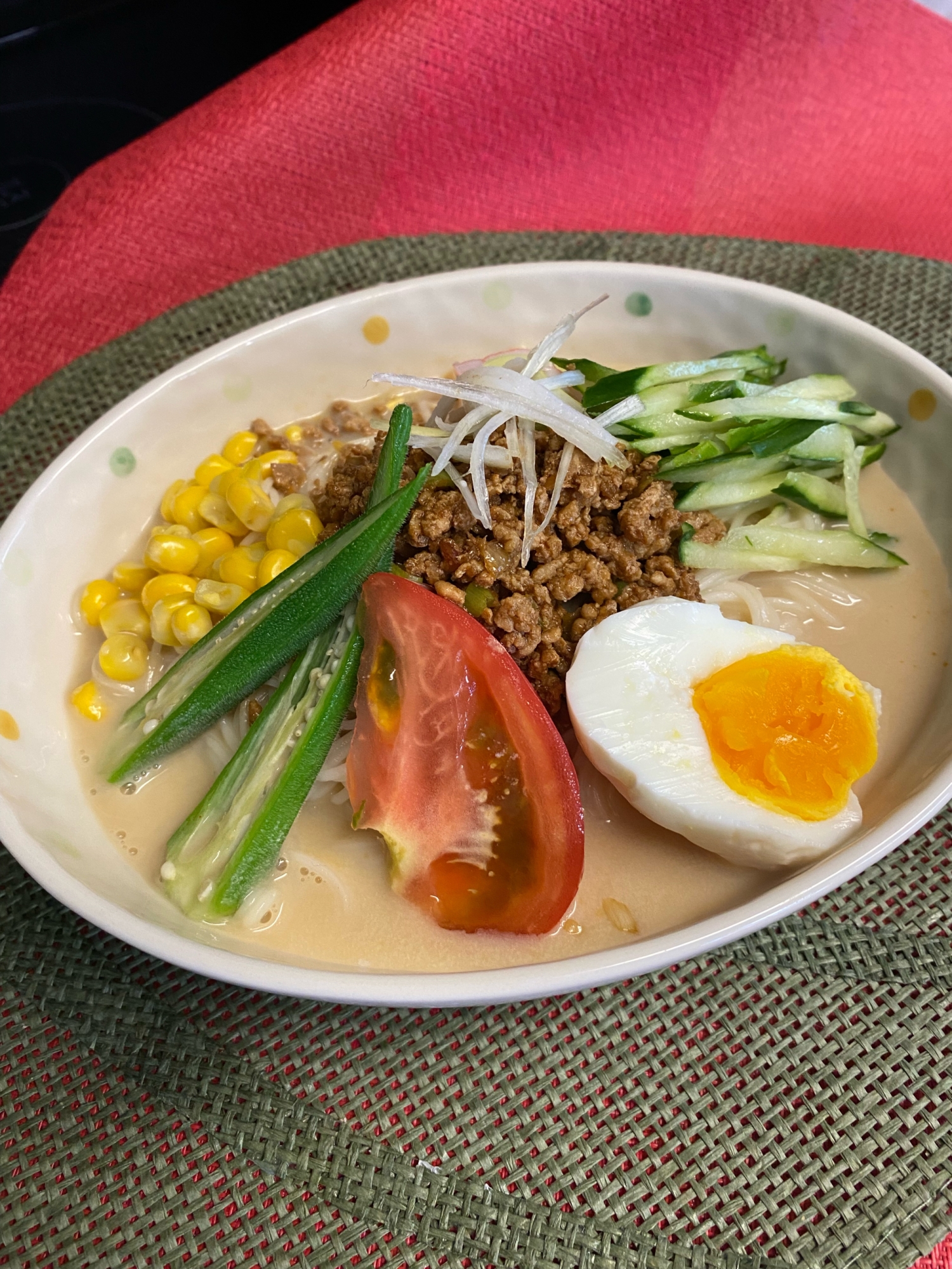 暑い日に❣️春雨で冷やし担々麺