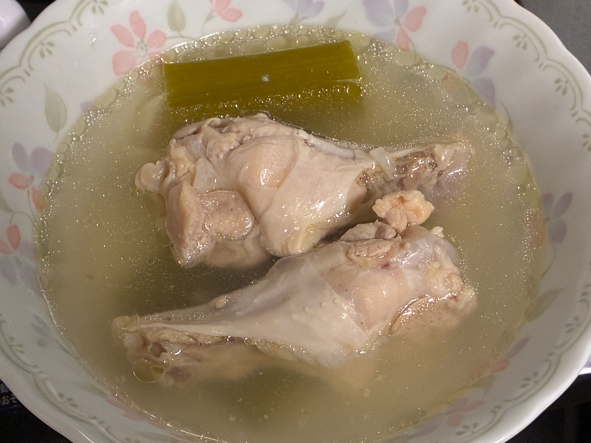 余熱調理器でお手軽なんちゃって参鶏湯