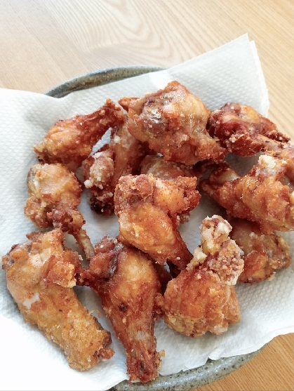 レンジでチンするから、揚げ時間が短くすんで、上手にカラッと揚げれました！味も家族に大好評でした(*^^*)ありがとうございました♪