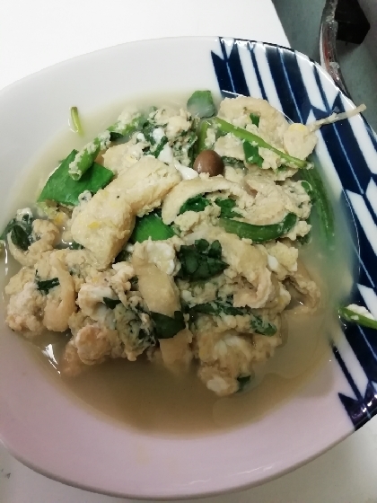 油揚げと青ねぎの卵とじ丼★1人ご飯にもぴったり〜7