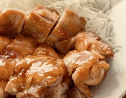 漬け込んで焼くだけ☆簡単照り焼きチキン