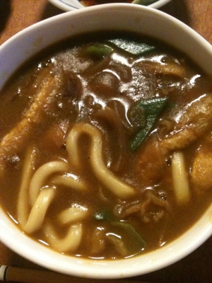 簡単カレーうどん