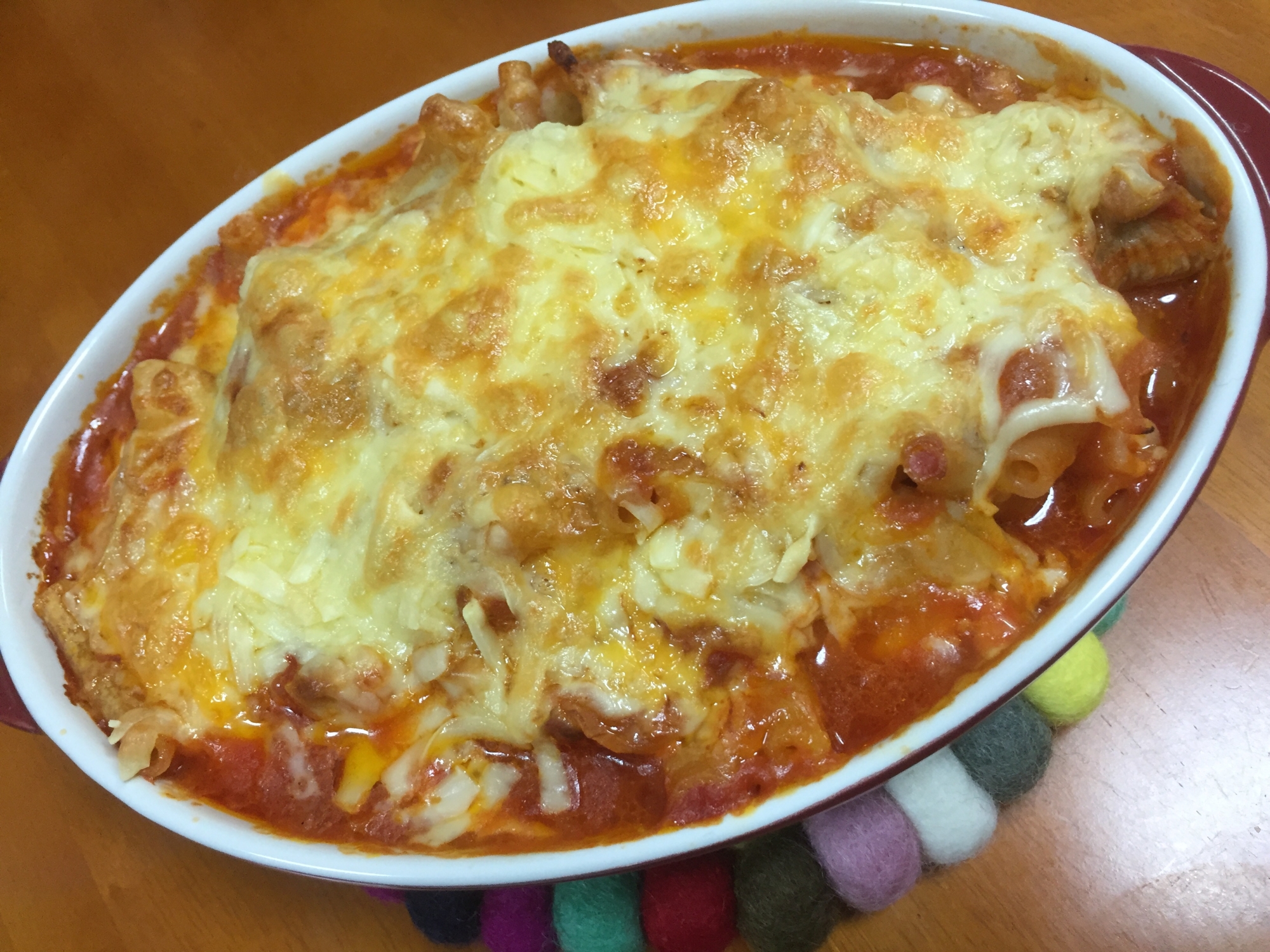 簡単 トマトソースのマカロニグラタン レシピ 作り方 By かけかね 楽天レシピ
