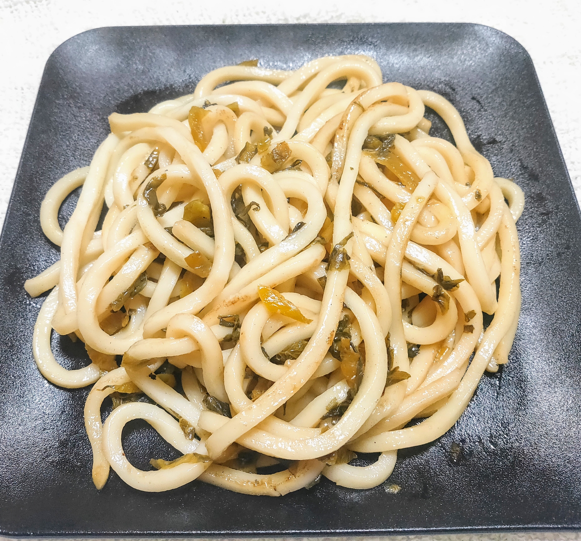 味付け簡単♡高菜焼うどん