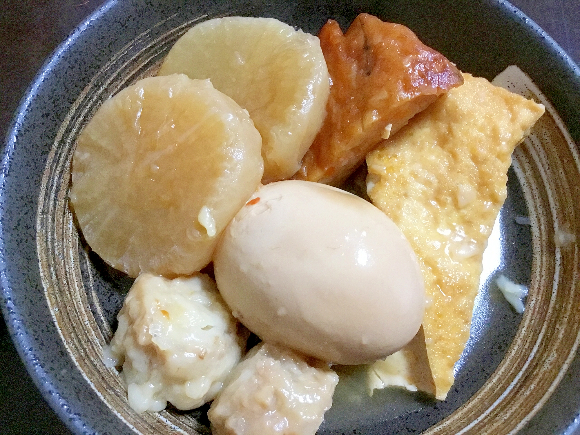 おでん しゅうまい 三角揚げ 大根 レシピ 作り方 By まゆぱとら 楽天レシピ