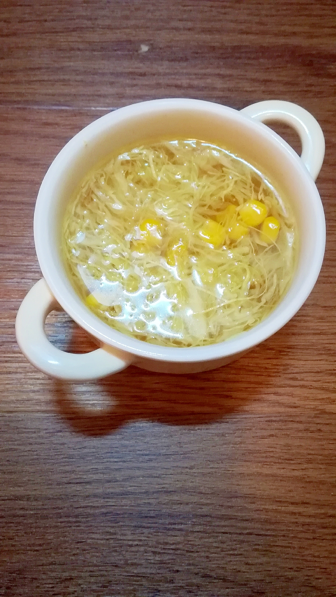 千切りキャベツとコーンのコンソメスープ レシピ 作り方 By みずたまsweet 楽天レシピ