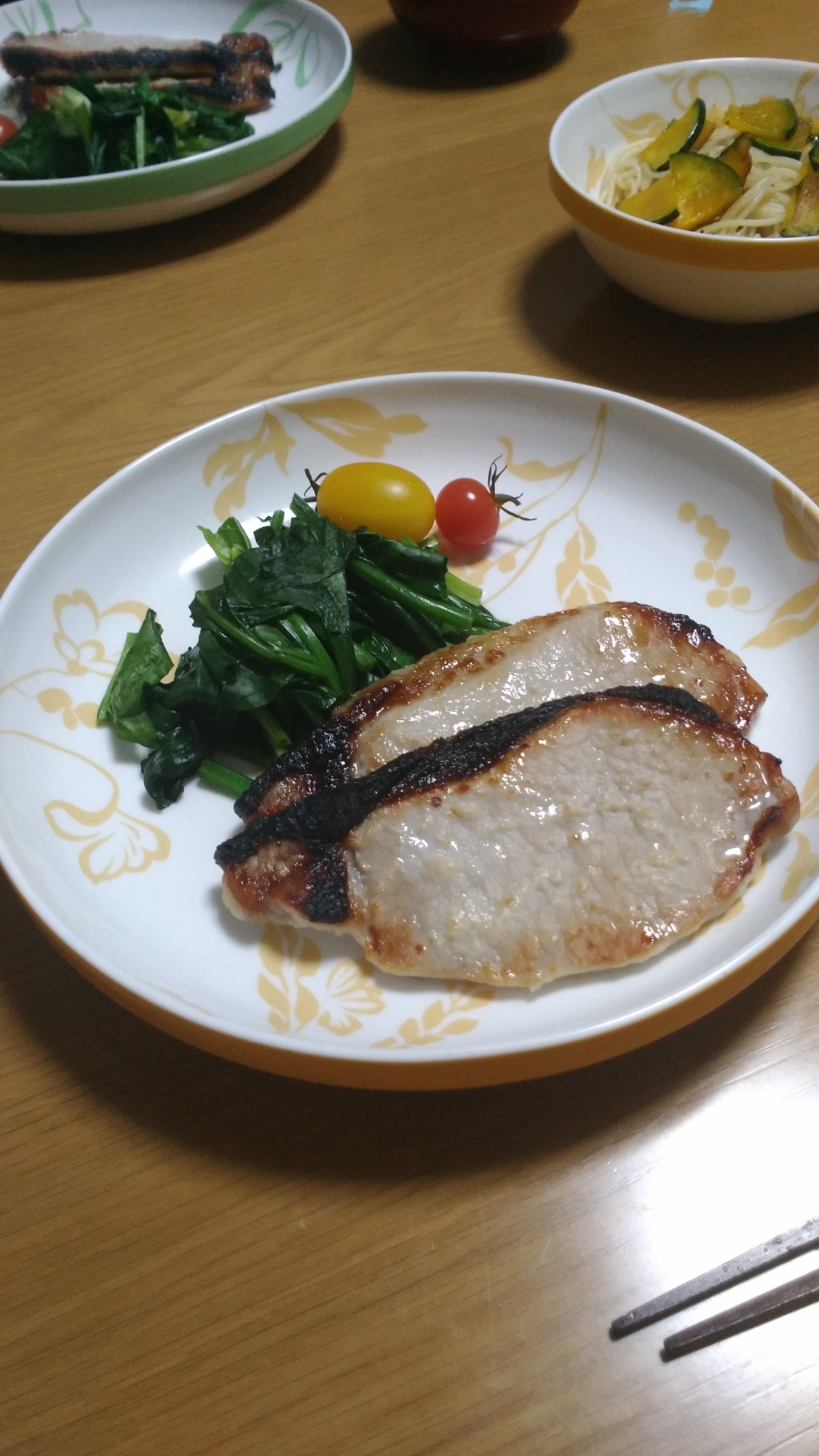 豚ロースの塩麹焼き