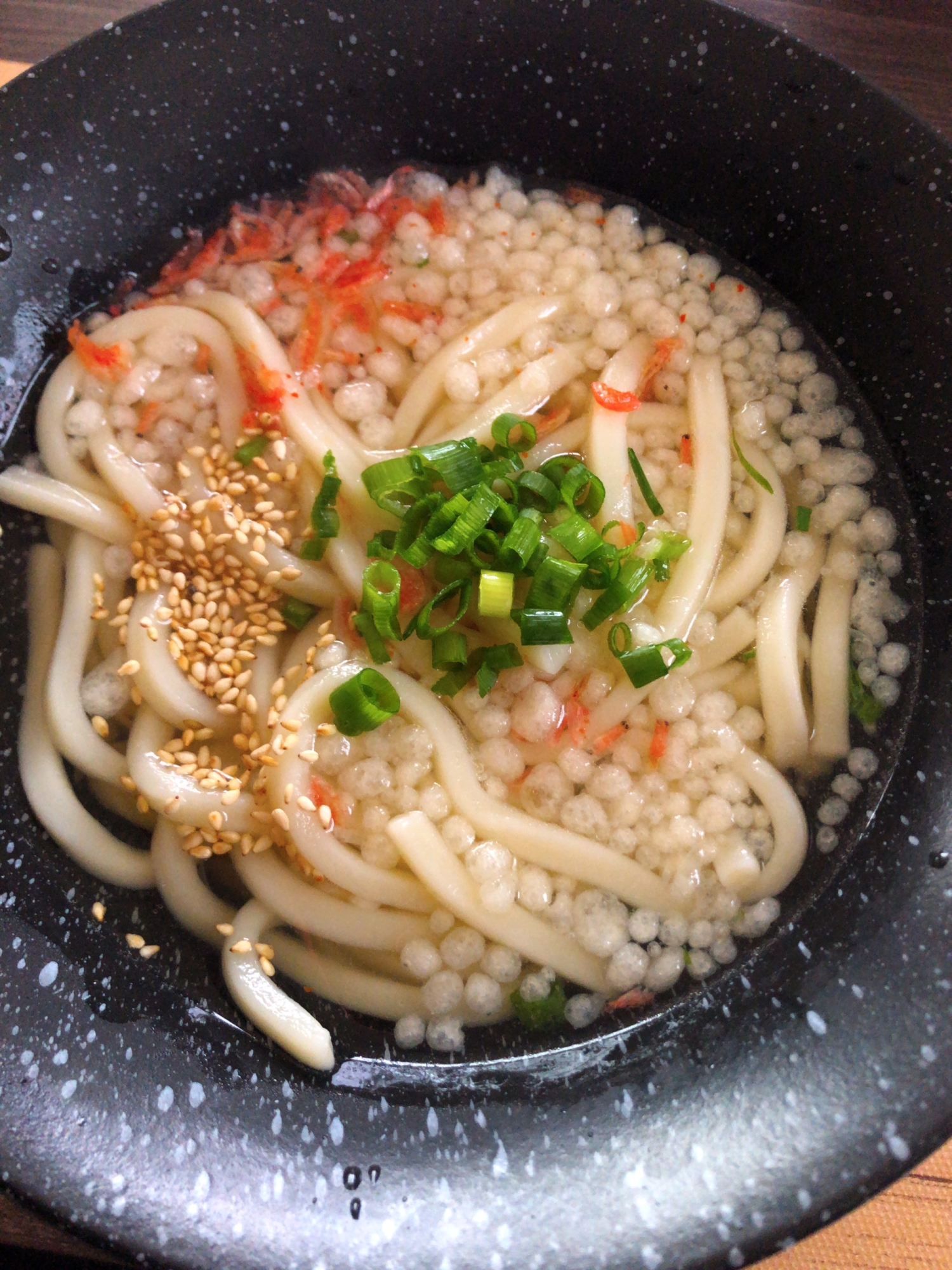 桜えび香るぶっかけうどん