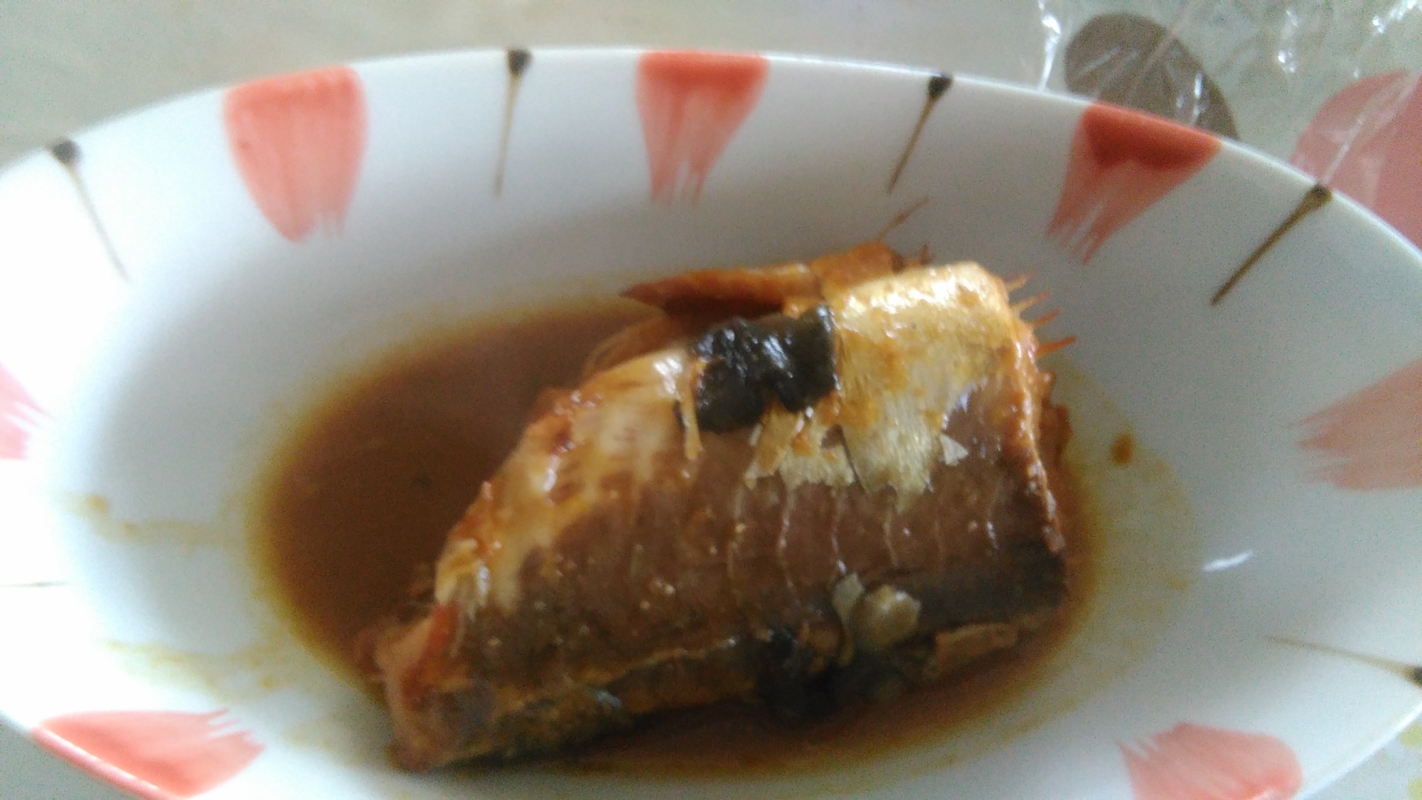 圧力鍋で、骨まで食べられる鯖の味噌煮