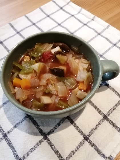 具だくさんでとってもおいしかったです☆たっぷり野菜が食べられました♪