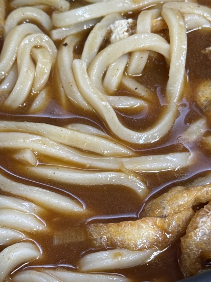 レトルトカレーをアレンジ！カレーうどん！