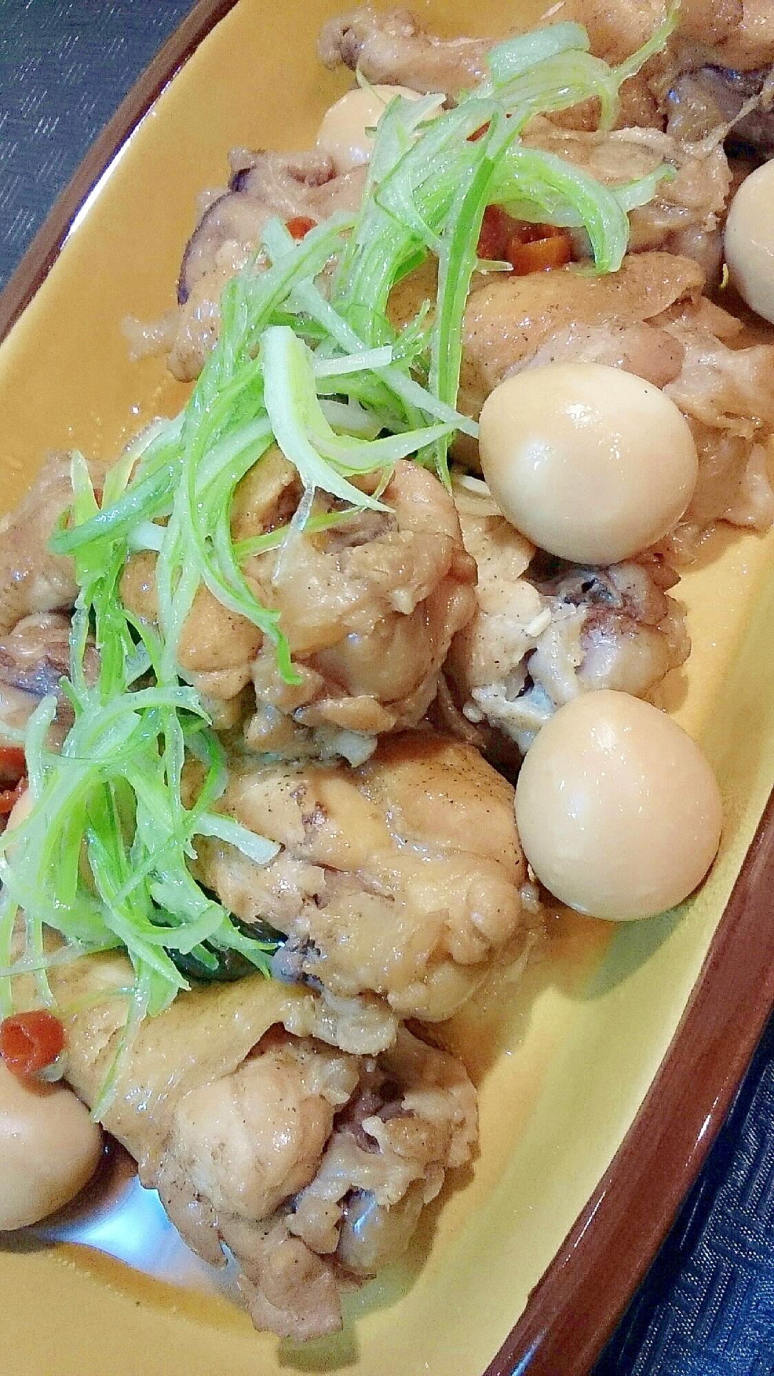 電気圧力鍋で◎鶏とうずらのスタミナ煮