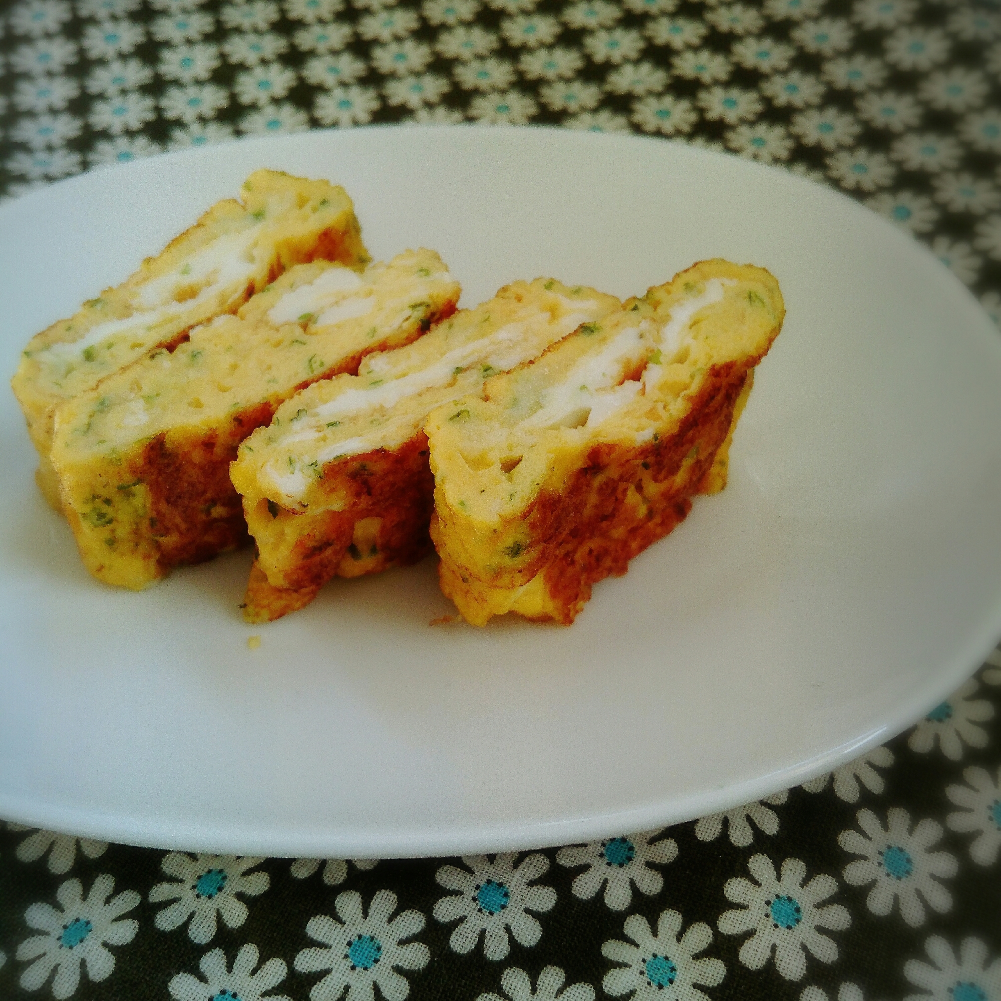 青のりチーズのちょい甘っ!卵焼き♪