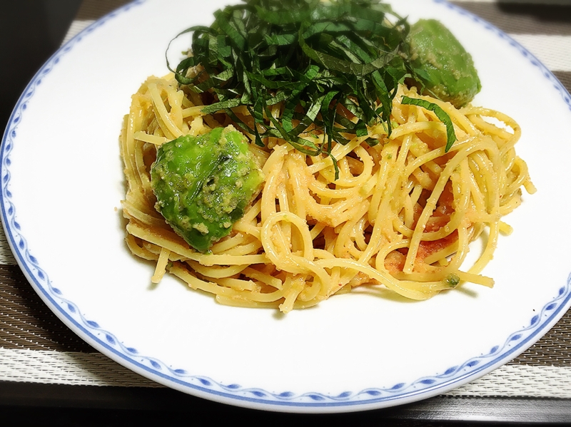 簡単☆アボカドと明太子パスタ