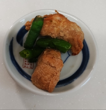 鶏肉ピーマン塩麹バター炒め✧˖°