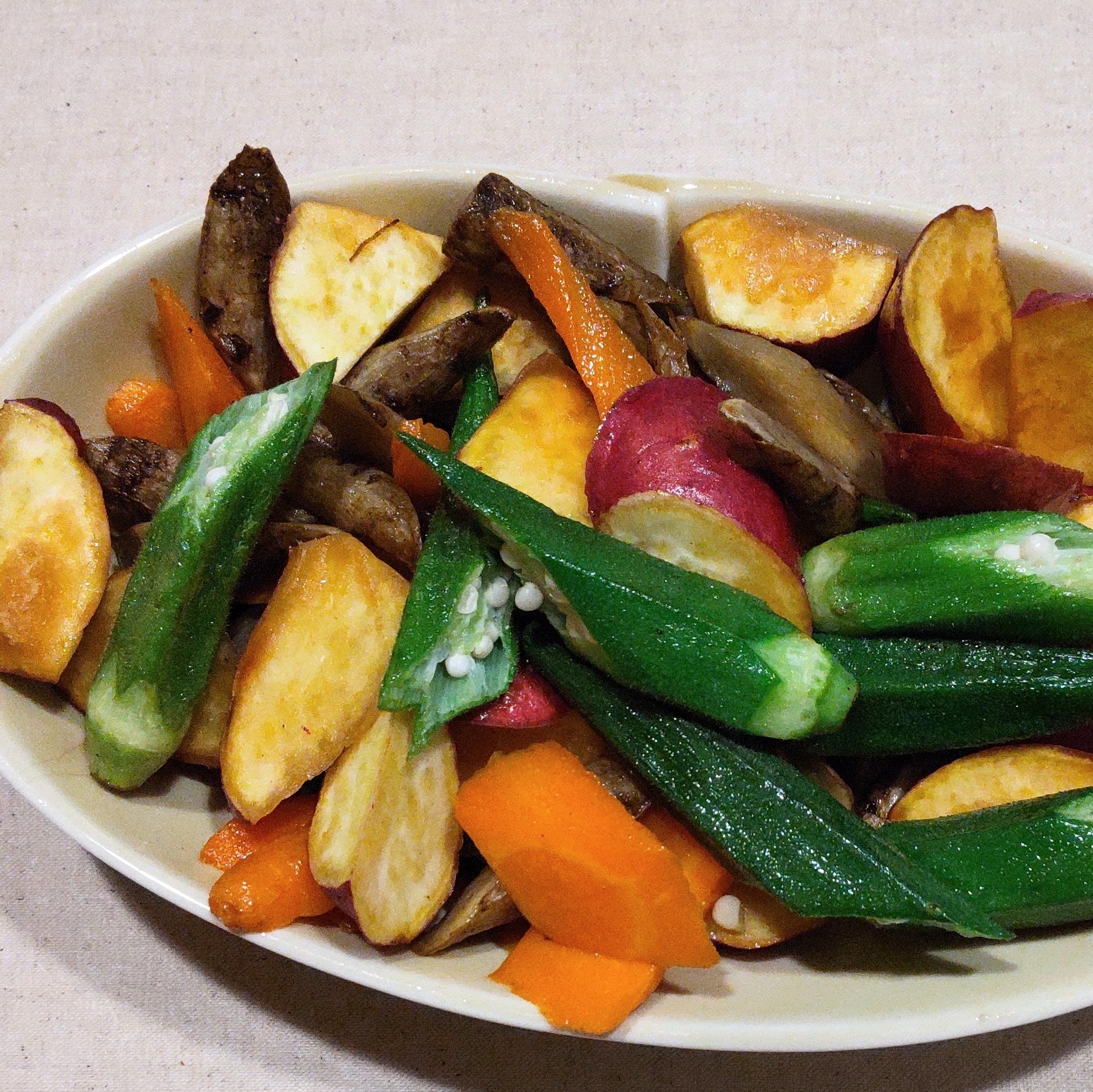 カラフルな野菜とさつまいもの揚げ浸し レシピ・作り方 By ちほみさ｜楽天レシピ