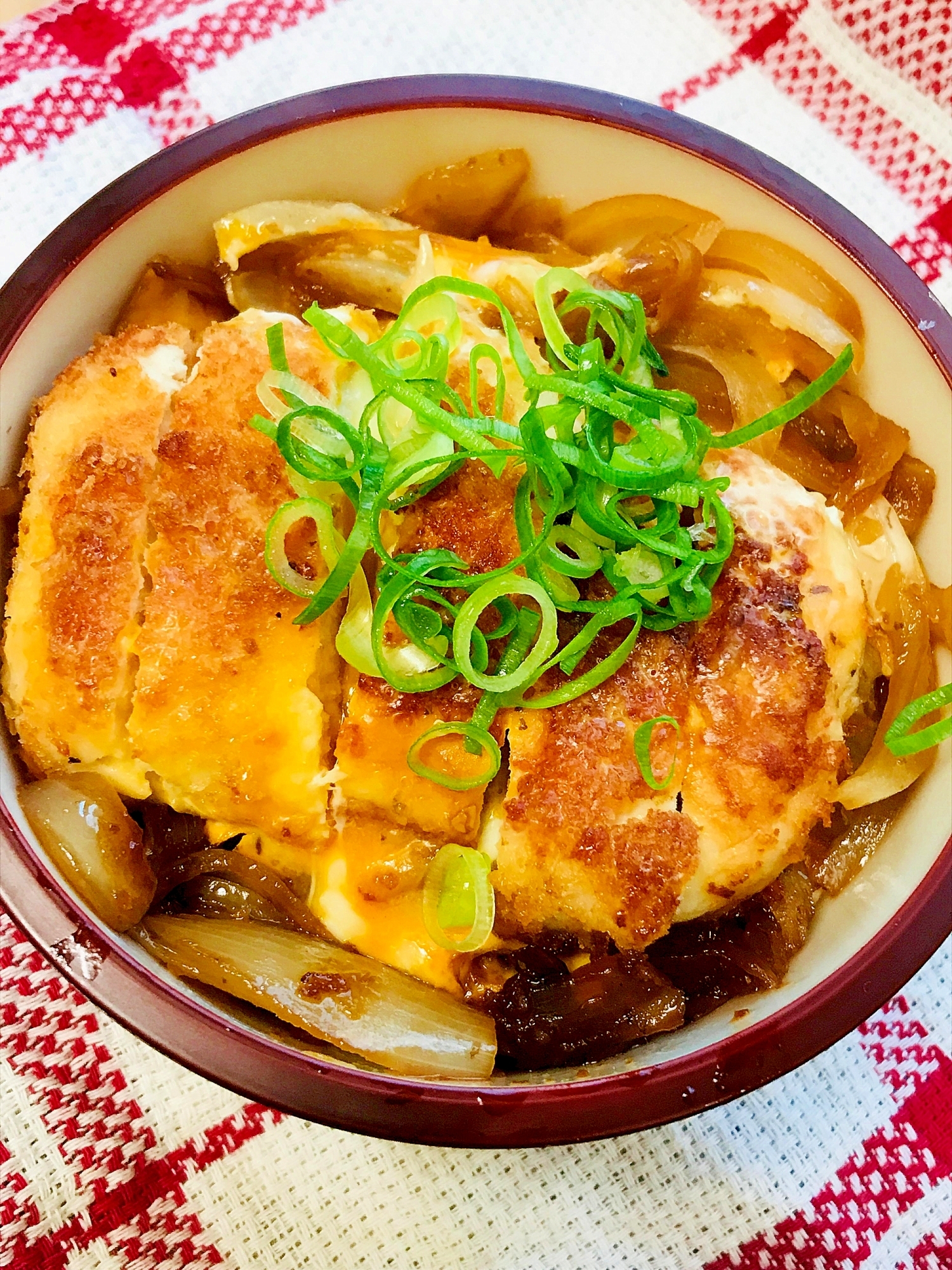 丼お弁当●揚げ焼きでつくるサラダチキンカツのカツ丼