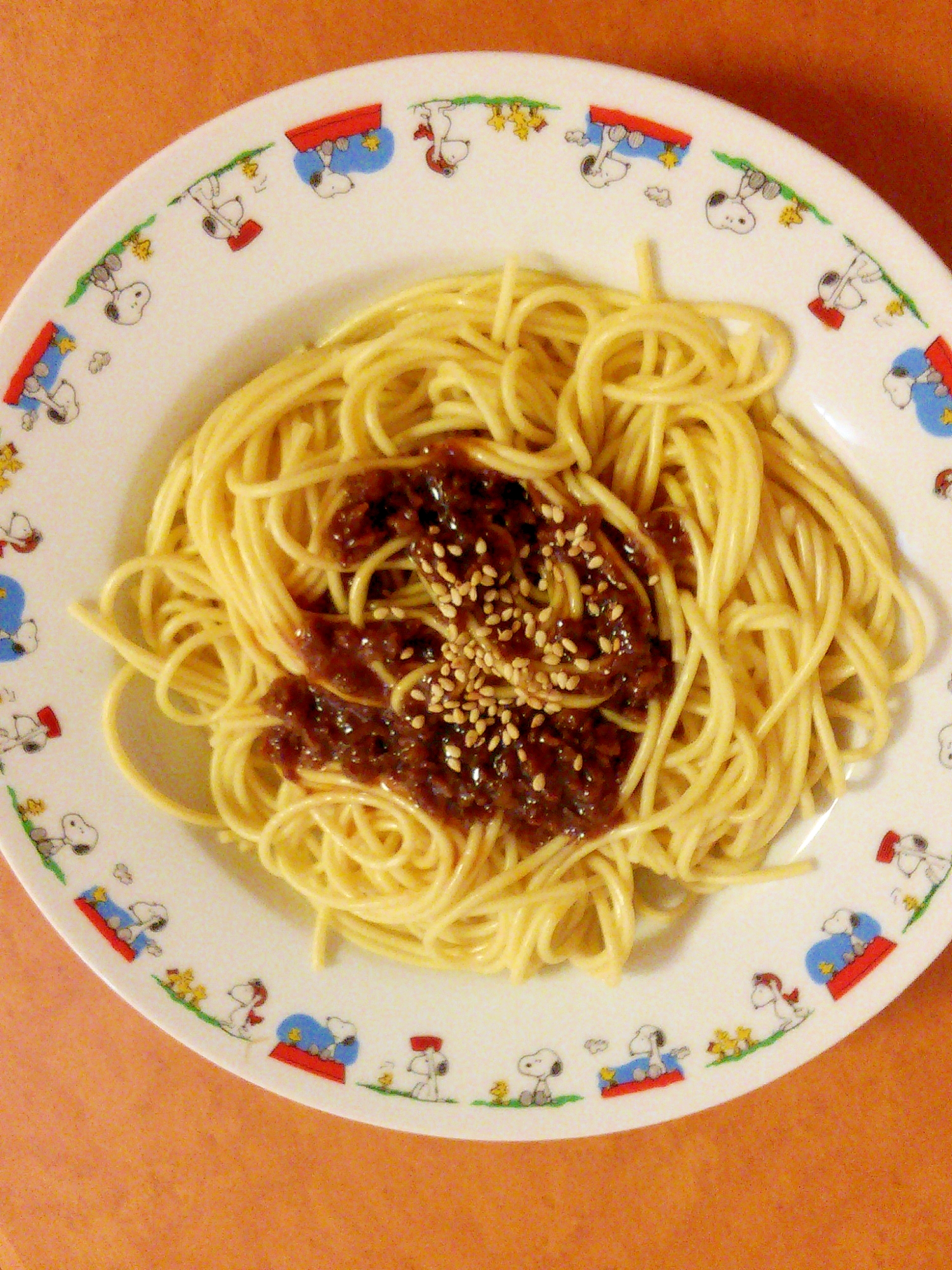 ラー油がアクセント★中華乾麺で簡単★肉味噌混ぜ麺