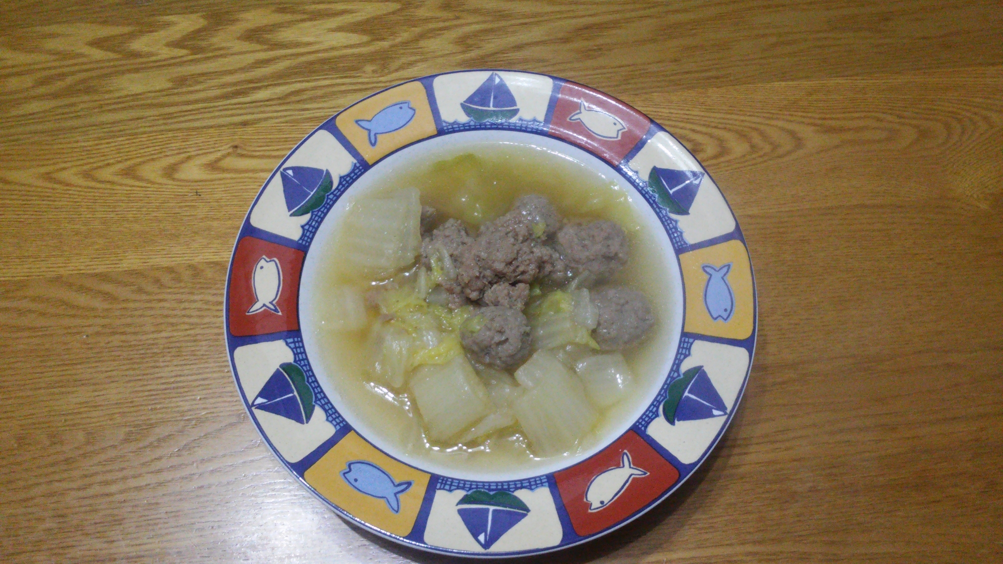 超簡単! 白菜の肉団子スープ