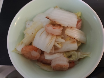 本格的だけど超かんたん！白菜とえびの中華炒め