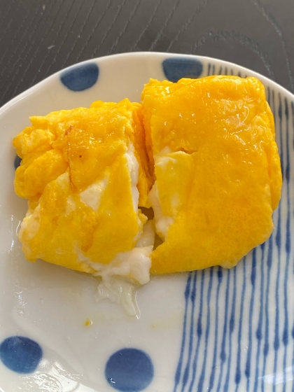 スリム卵焼き器で♪卵1個の卵焼き