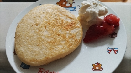 米粉でグルテンフリー♪豆乳もちもちパンケーキ