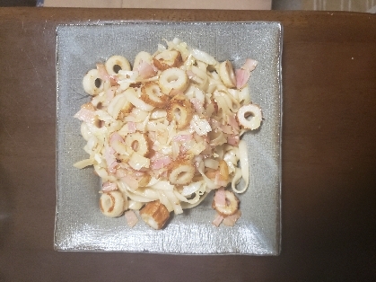きし麺が余っていたのできし麺で作りました。家にある材料で簡単にできておいしかったです！
