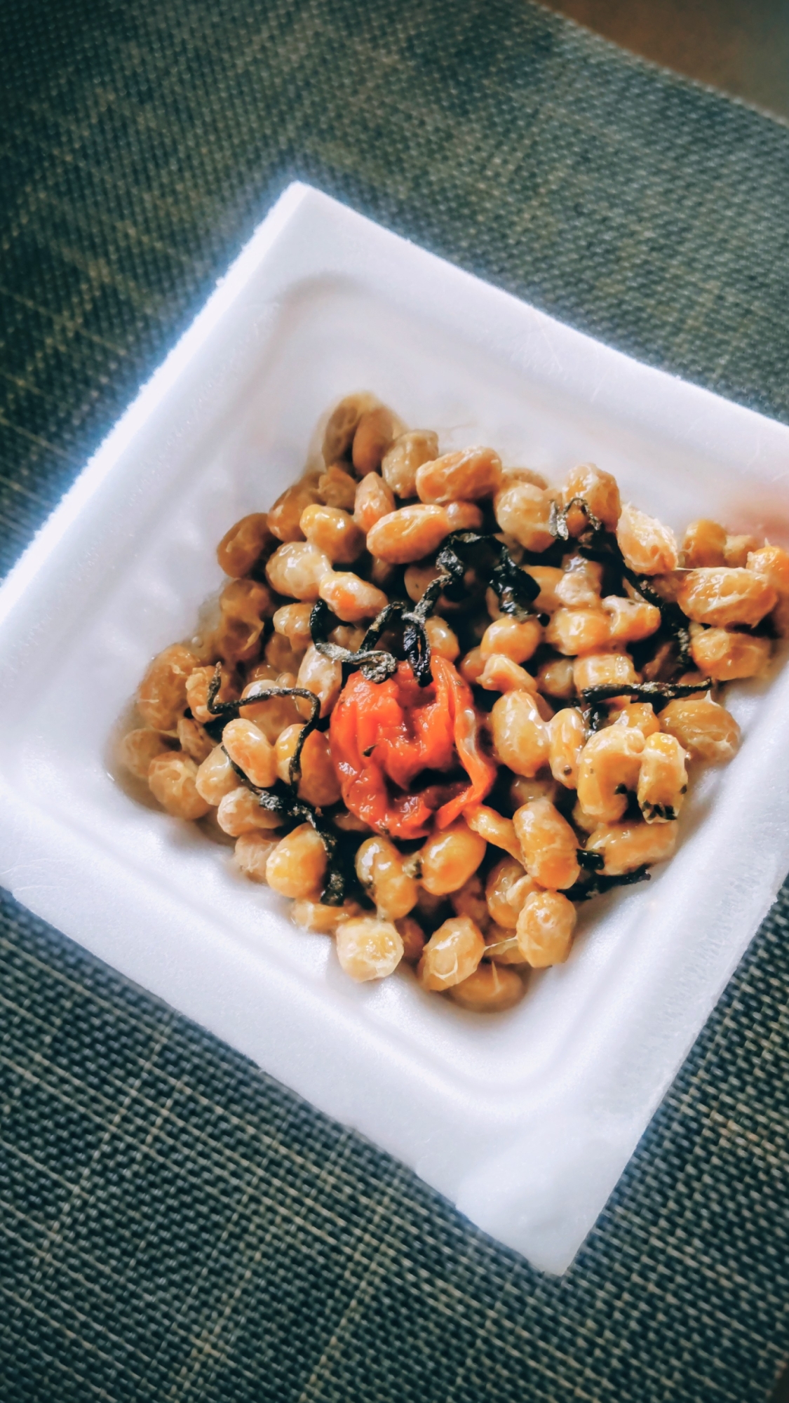 塩昆布と梅の納豆