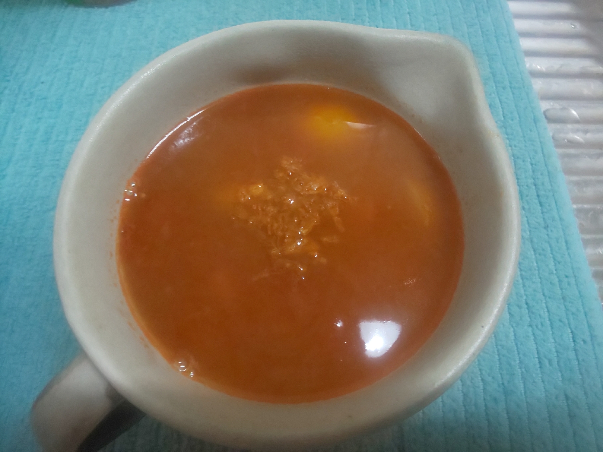 ミニトマトで♪カレースープ