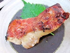 自家製西京味噌☆　「焼魚　メヌキ西京焼」