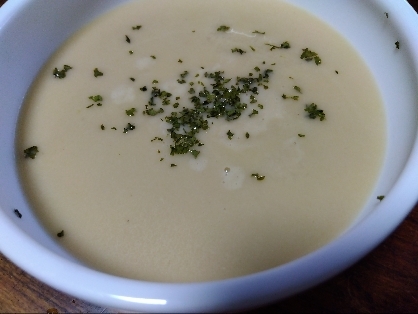人参とエリンギの豆乳スープ
