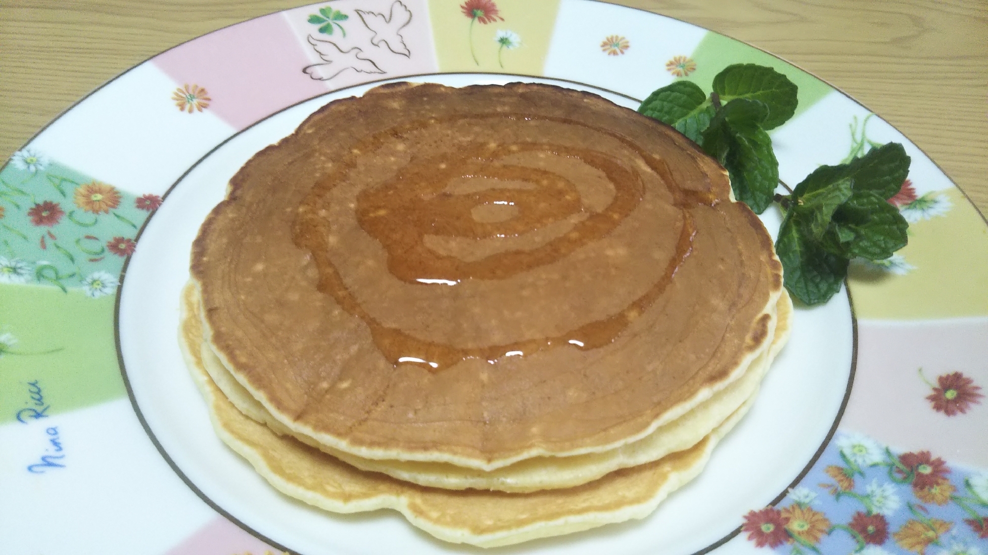 手作りパンケーキ♪甘さ控えめ☆