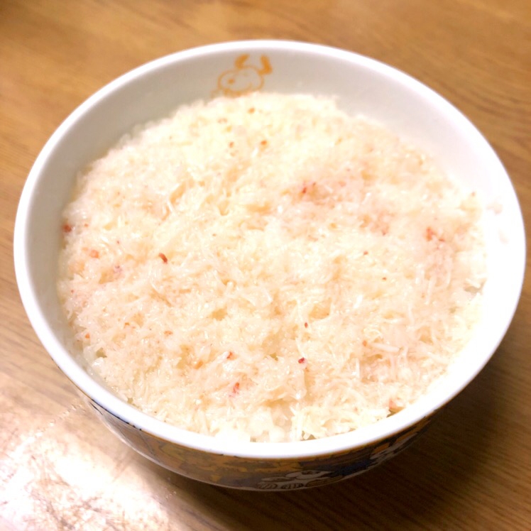 蟹の缶詰で♪カニ丼