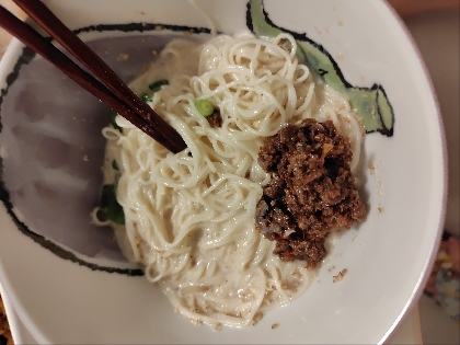 豆乳でヘルシー☆冷し坦々麺