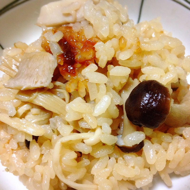 冷凍きのこでウマウマ!簡単きのこの炊き込みご飯