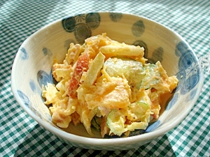 秋はやっぱり♪かぼちゃサラダ