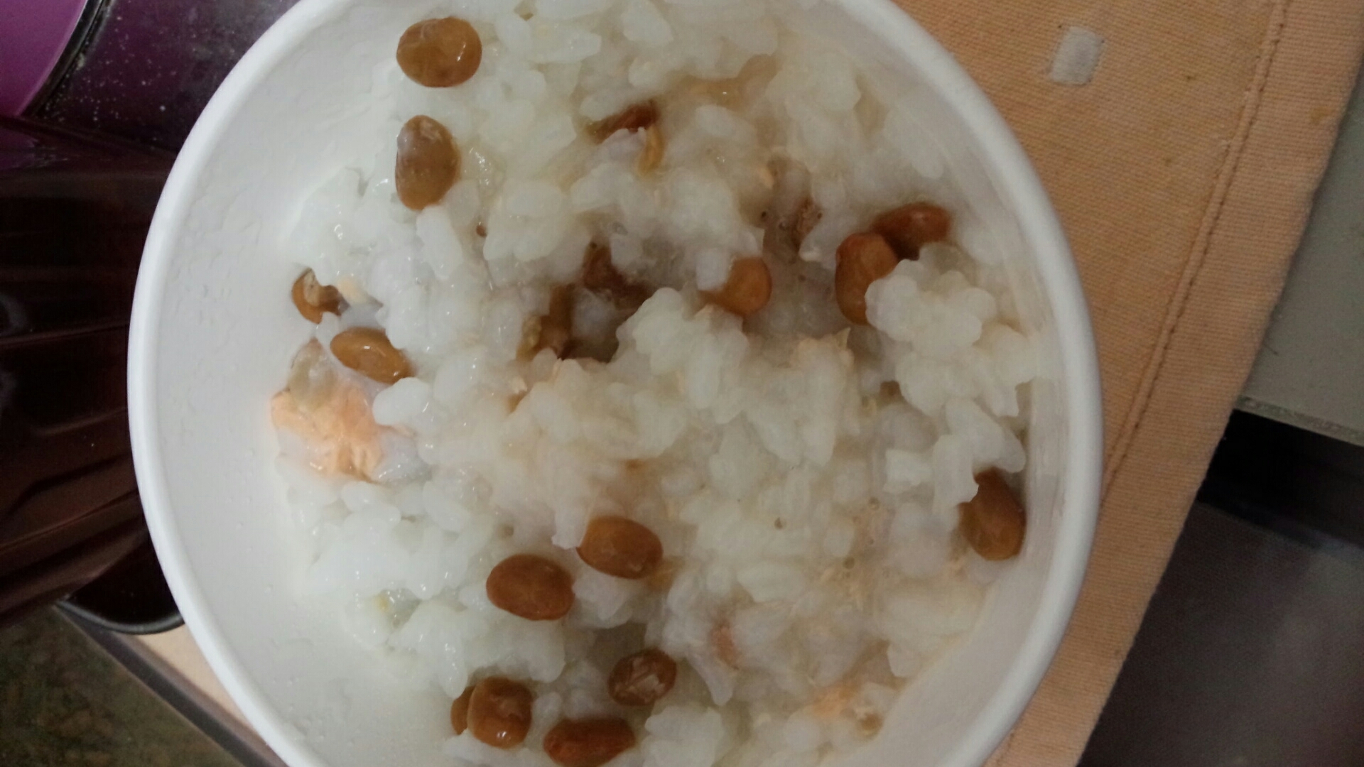 【離乳食後期】鮭納豆ご飯