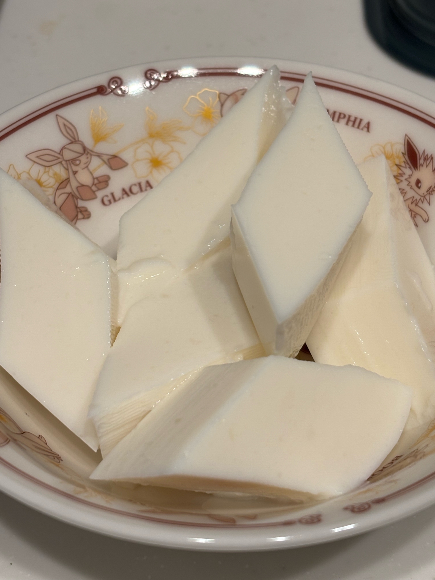 寒天で作る杏仁豆腐