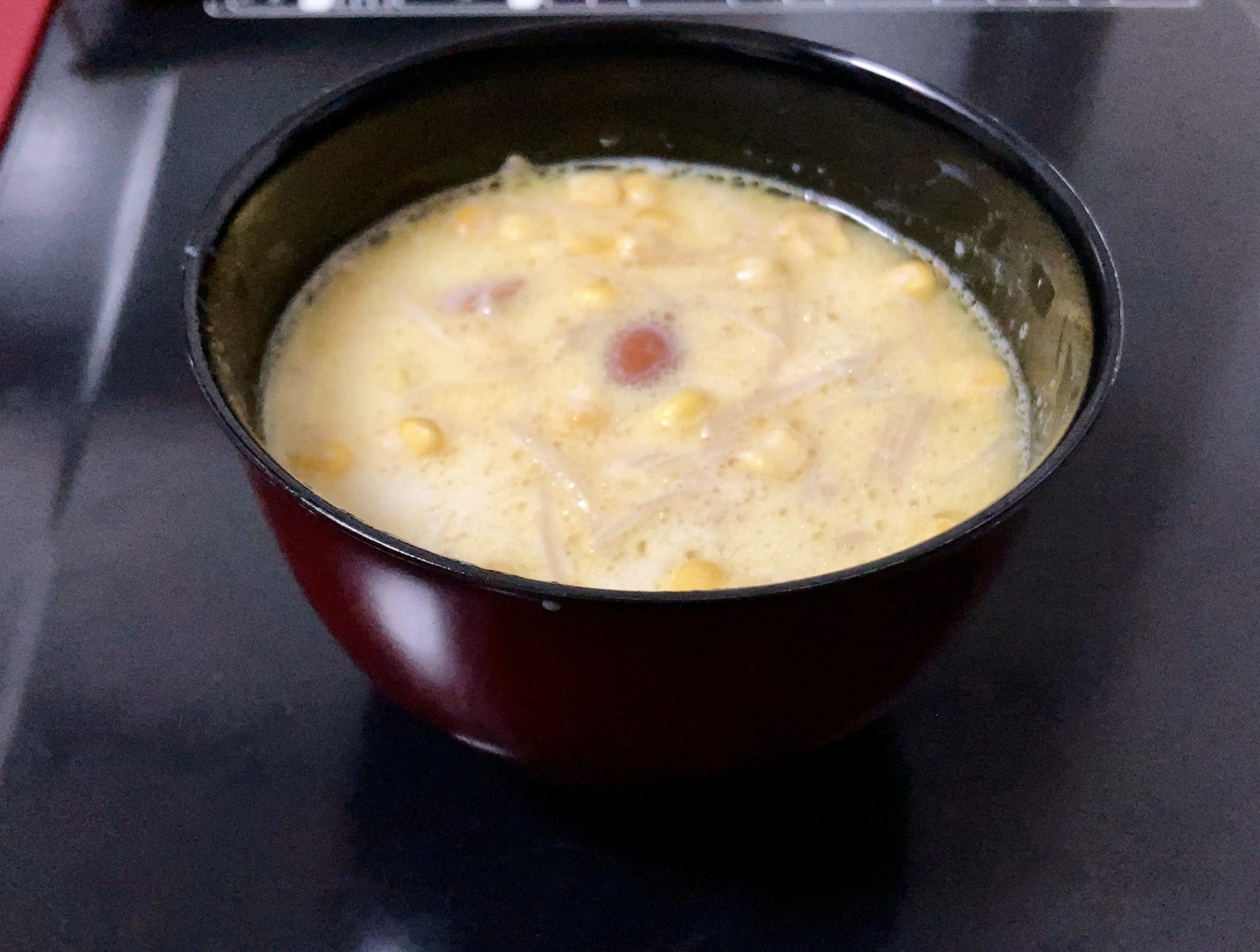 豆もやしのつぶコーンスープ