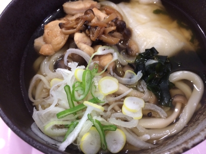 腹もちがいい！かっちんうどん（力餅うどん）