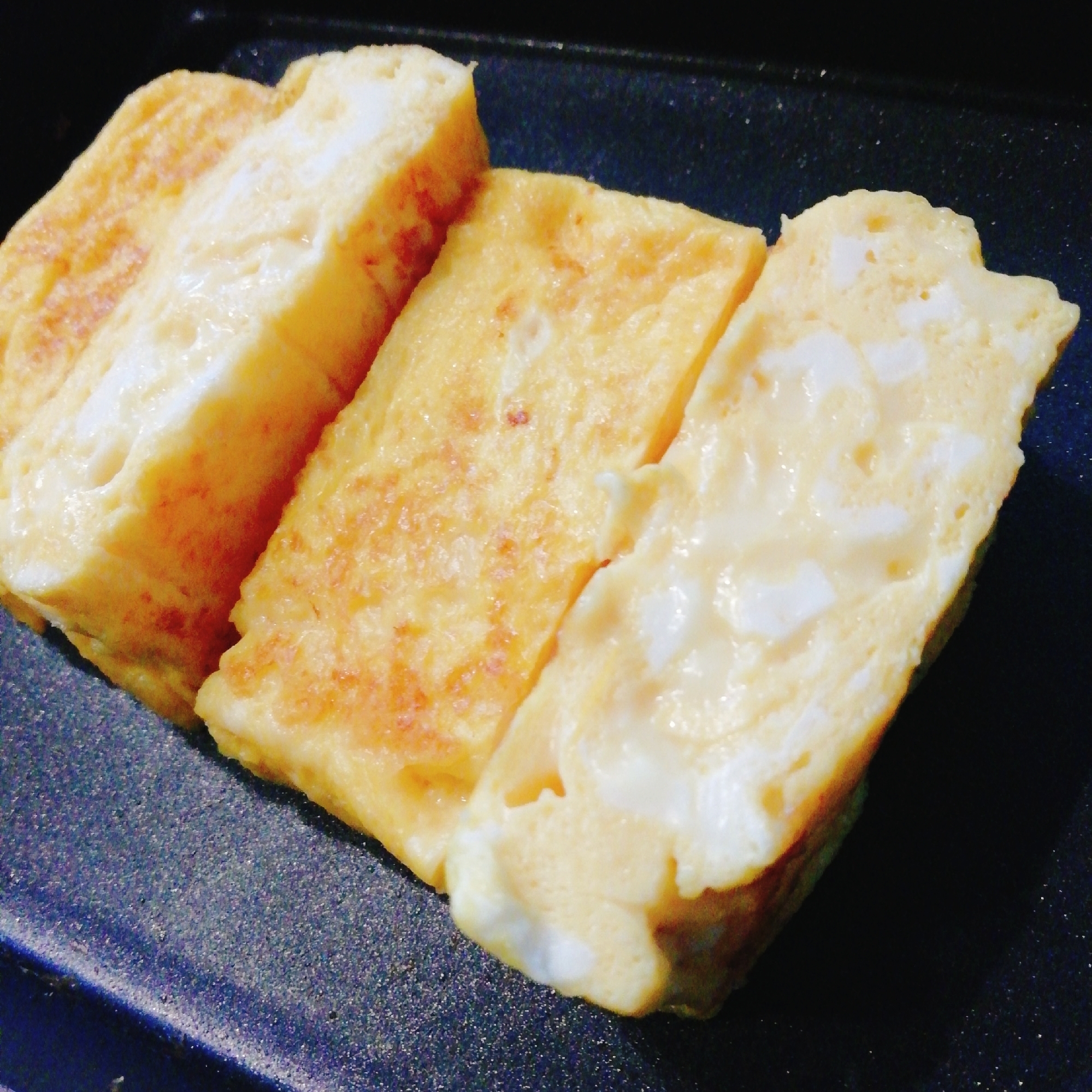しっとり濃厚★納豆とチーズの卵焼き