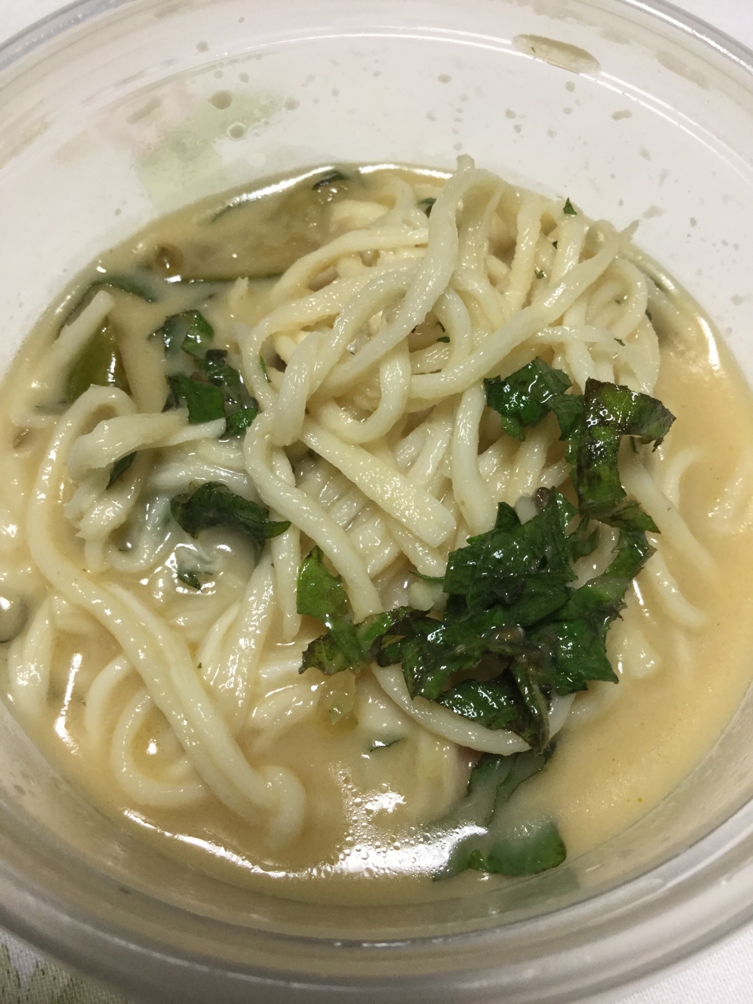 豆乳で素麺