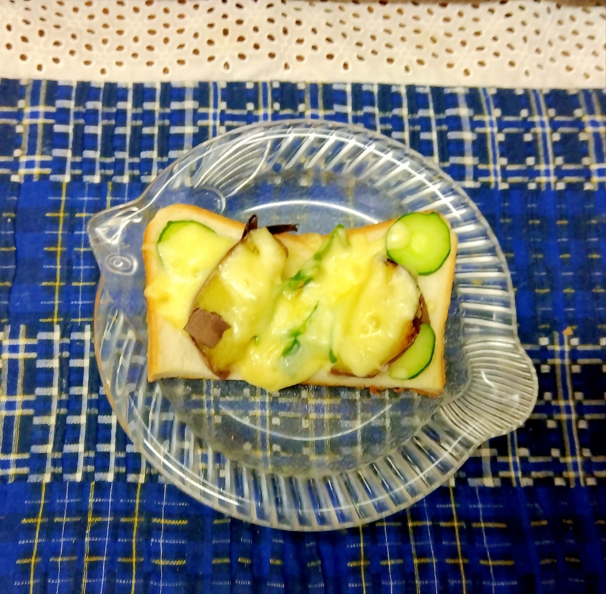 焼き芋ピザトースト