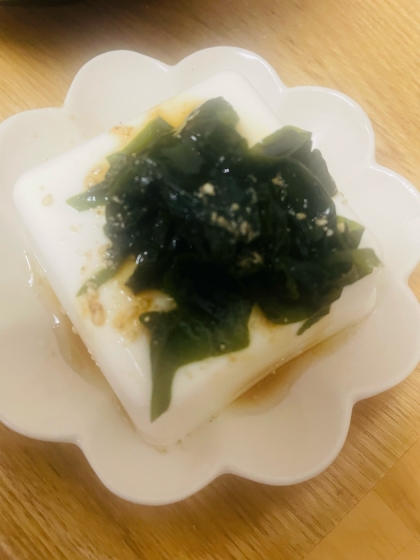 わかめポン酢De冷奴♪