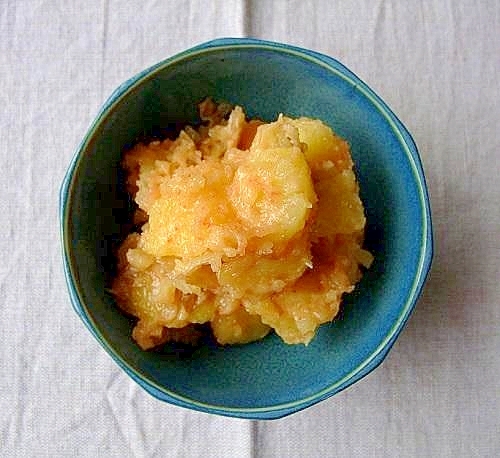 レンジとふりかけで簡単 タラモサラダ