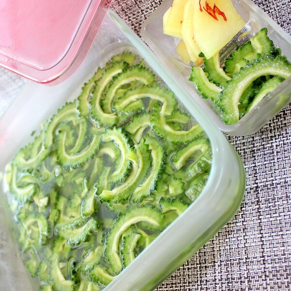 我が家流 ゴーヤのマリネ 漬けるだけ簡単 レシピ 作り方 By ラムちゃん1224 楽天レシピ 我が家流 ゴーヤのマリネ 漬けるだけ簡単 レシピ 作り方 By ラムちゃん1224 楽天レシピ