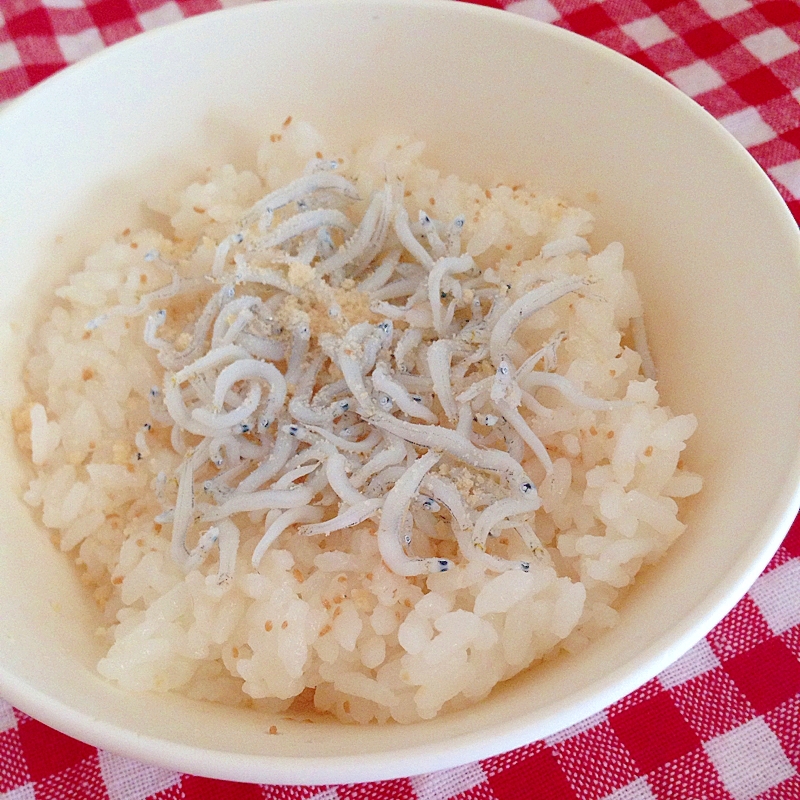 しらすとチーズのご飯♡