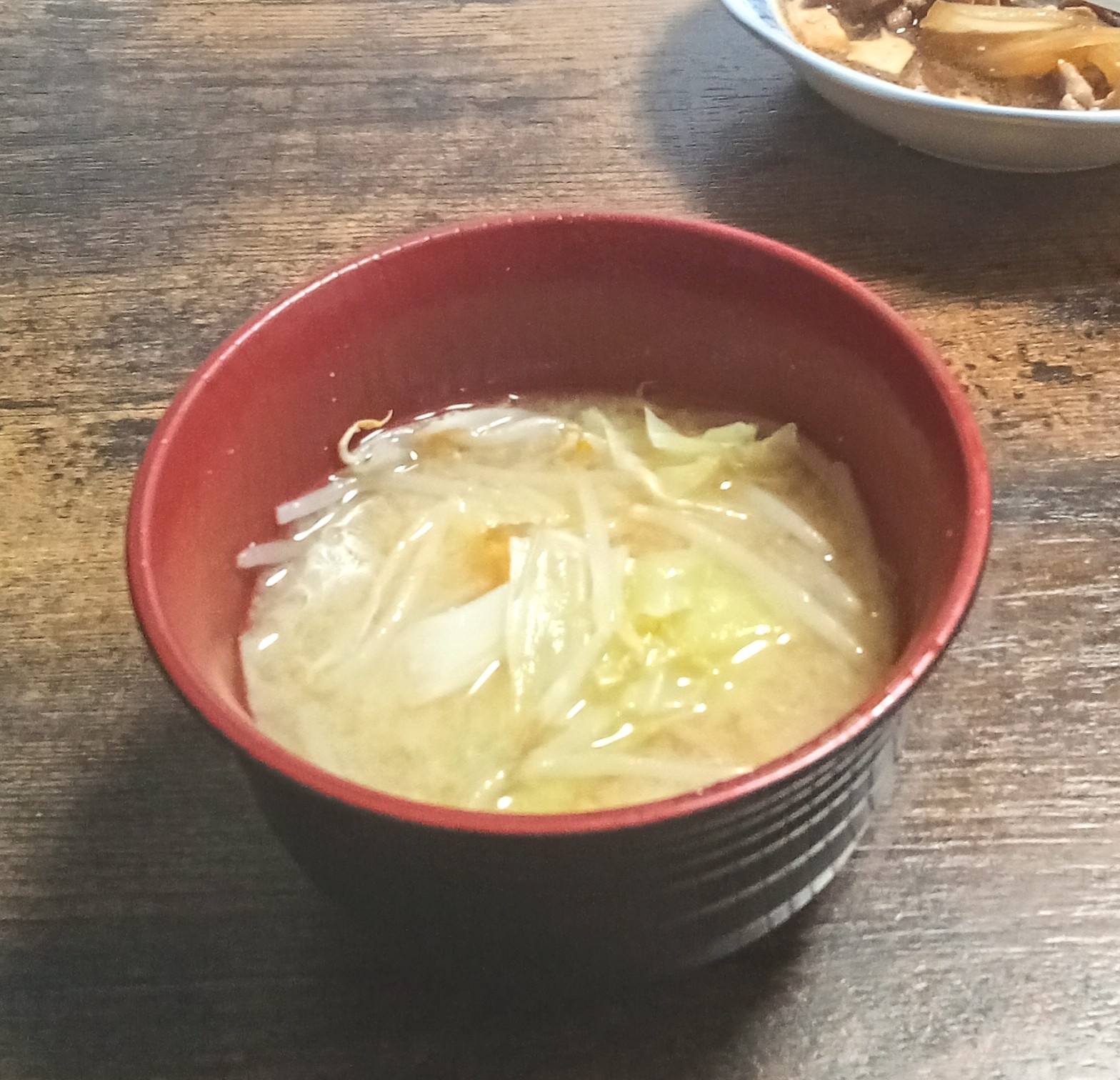 もやし・きゃべつの味噌汁〜毎日味噌汁〜